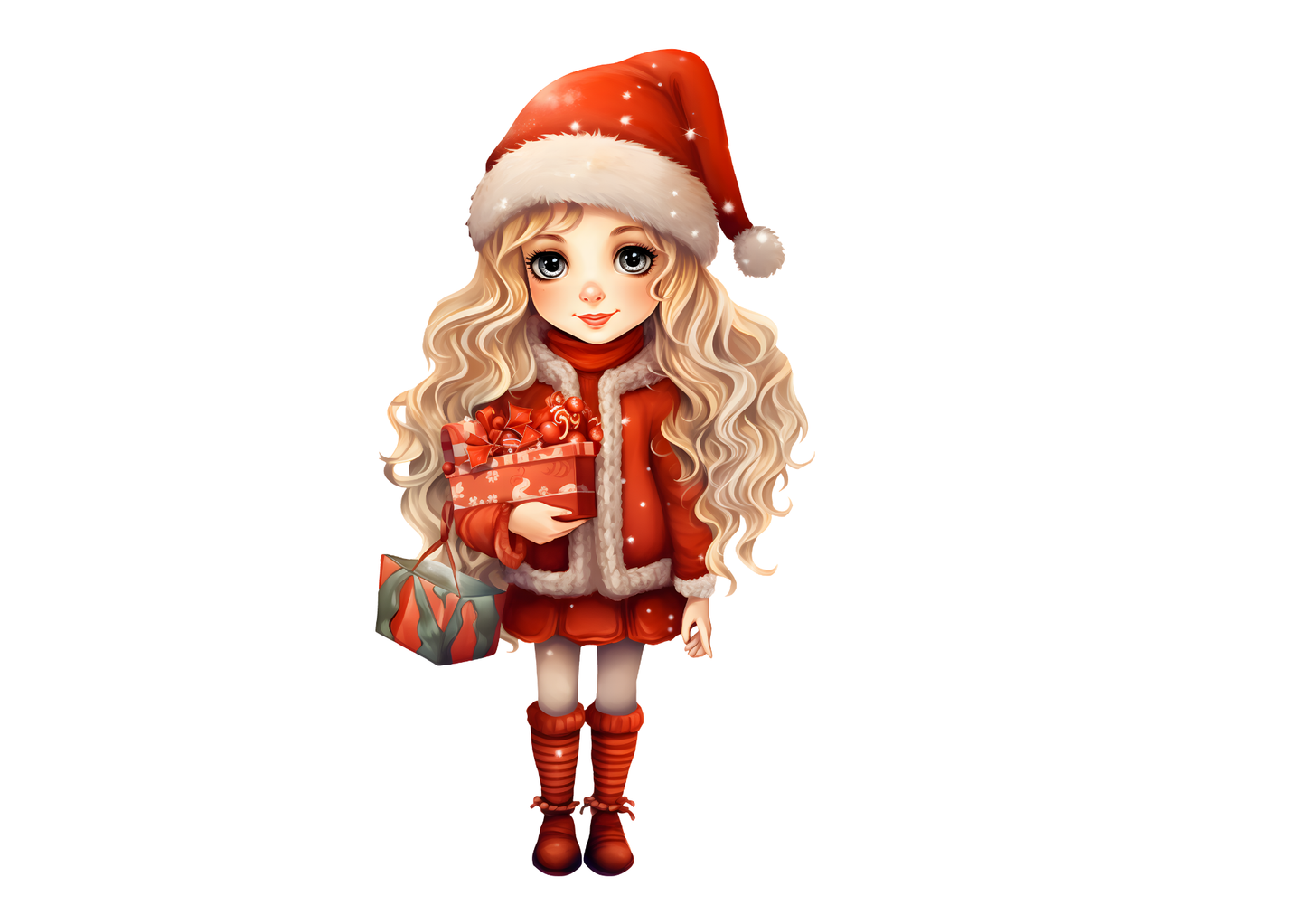 Personalised Name Extra Large Burlap Christmas Sacks - Choice of Image