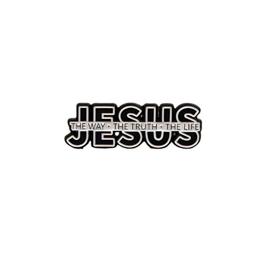 "Jesus - The Way, The Truth, The Life" Pin