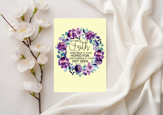 Scripture Card - Hebrews 11:1 Faith