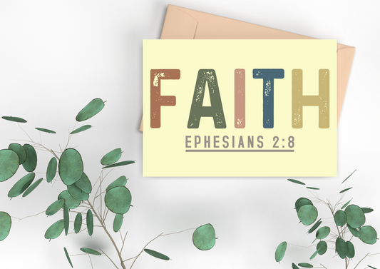 Scripture Card - FAITH Ephesians 2:8