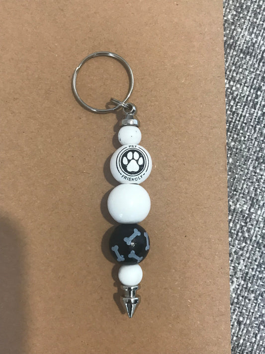 Pet Friendly Dog Keychain