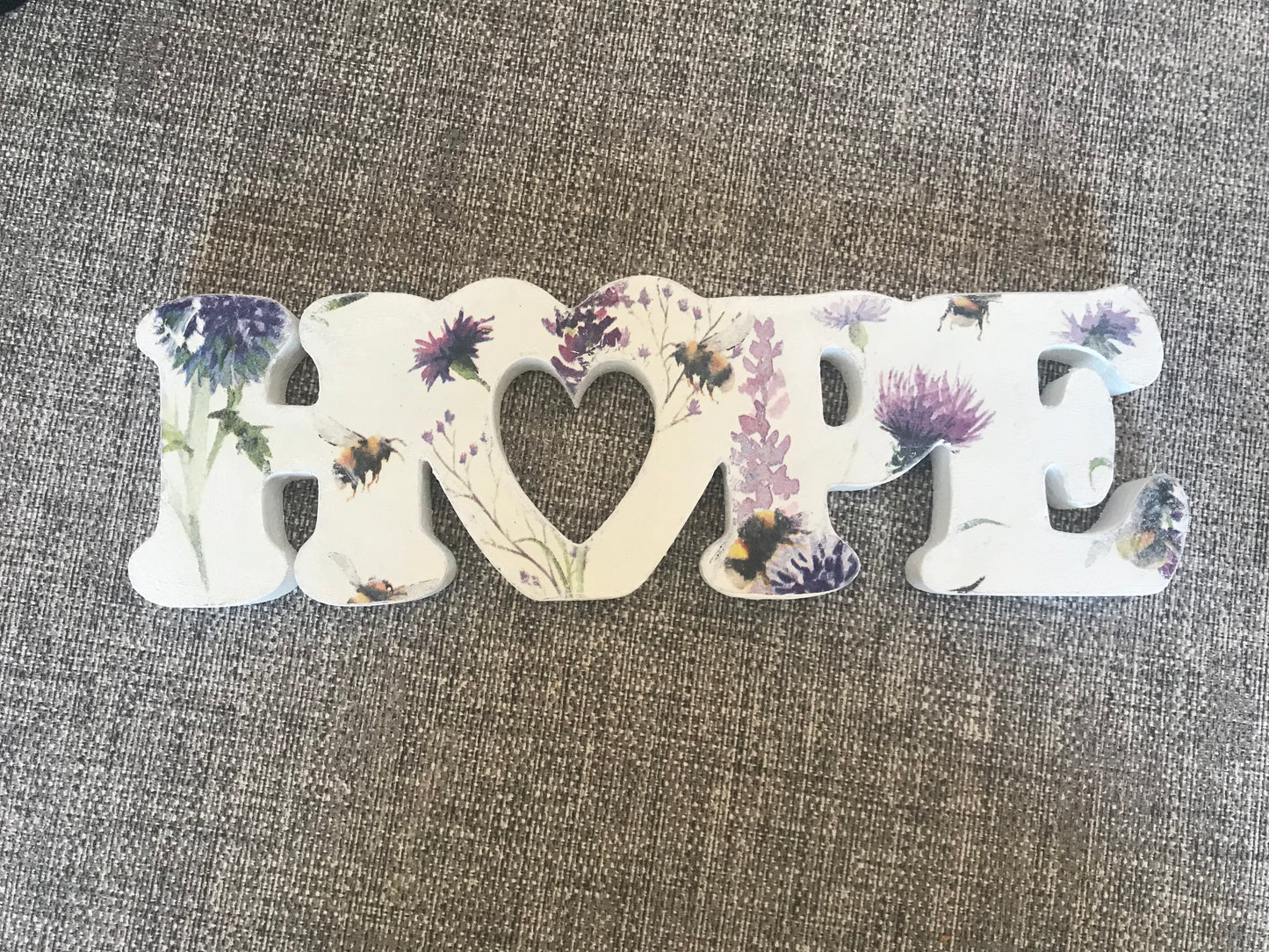 HOPE Written Word Wooden Freestanding Plaque 29x9cm