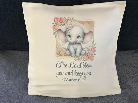 Cushion Cover 45x45cm May The Lord Bless You and Keep You Numbers 6:24
