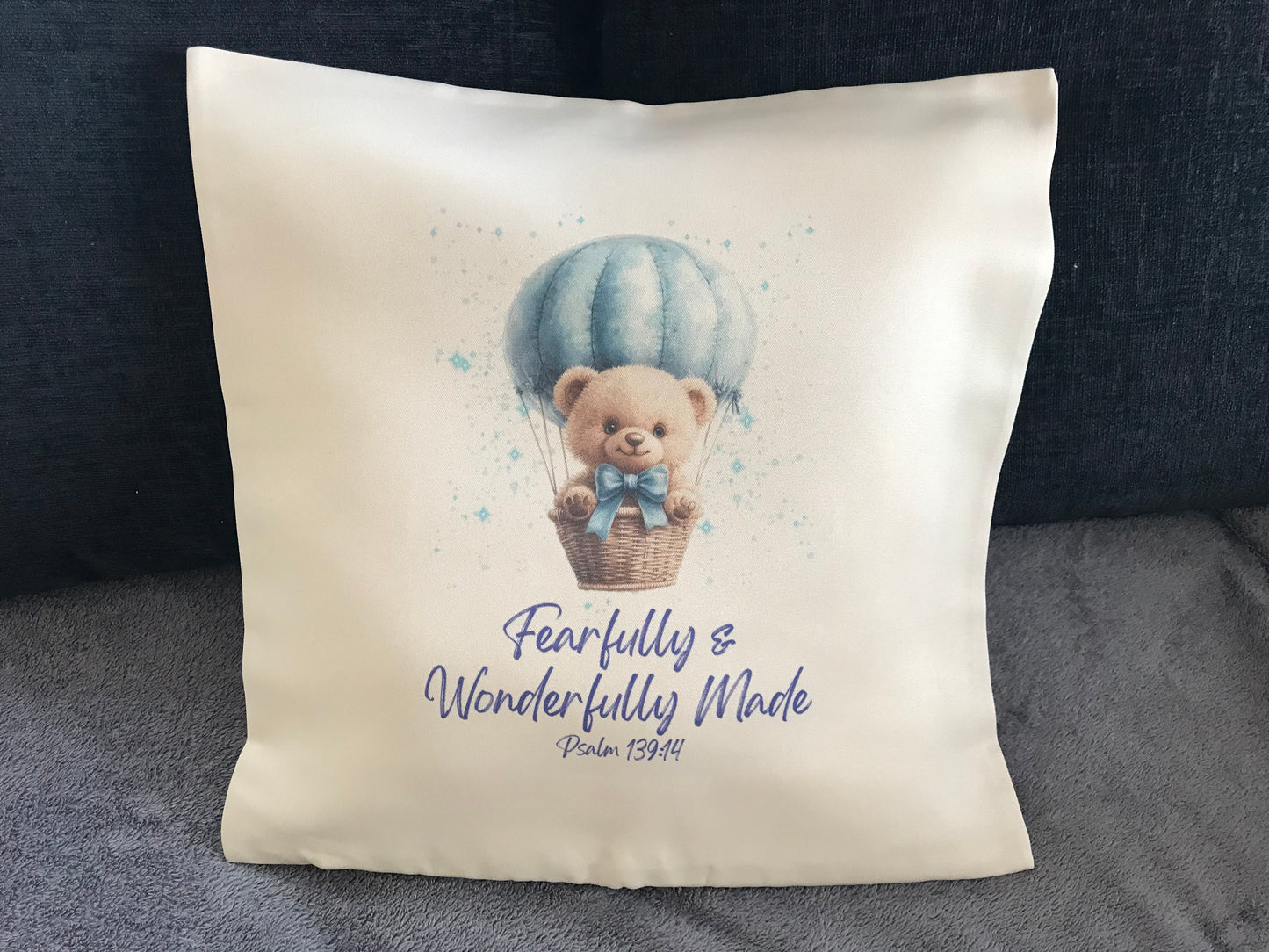 Cushion Cover 45x45cm Fearfully; Wonderfully Made Psalm 139:14