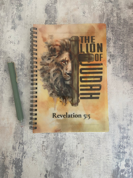 Notebook A5 Lion Of Judah Revelation 5:5