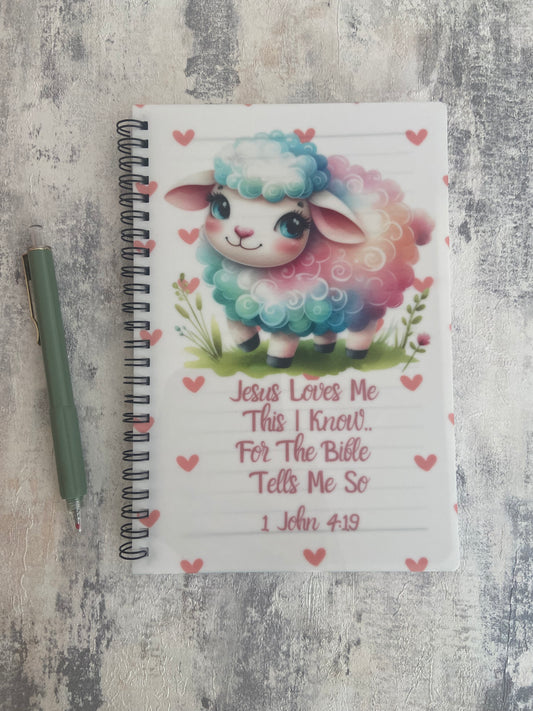 Notebook A5 Jesus Loves Me This I Know For The Bible Tells Me So