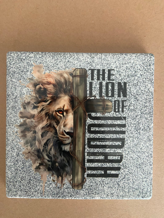 The Lion of Judah Single Coaster