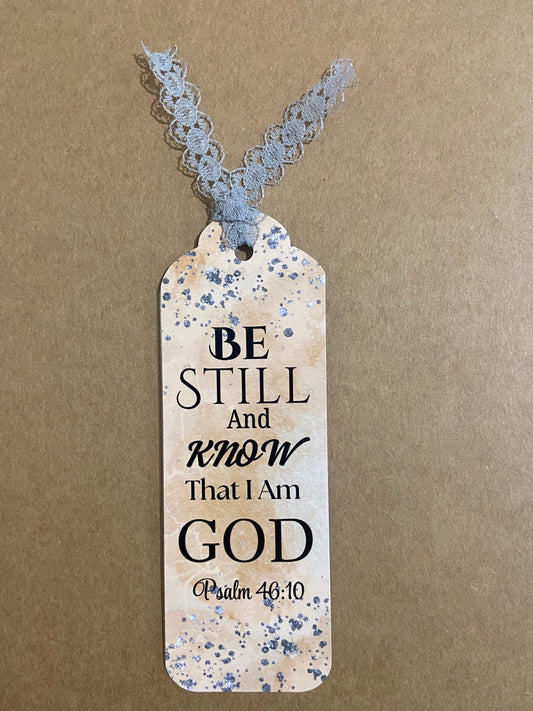 Laminated Bookmark - Be Still & Know That I Am God Psalm 46:10