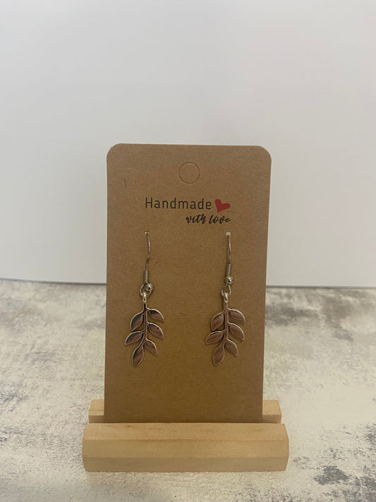 Silver Leaf Dangle silver Earring