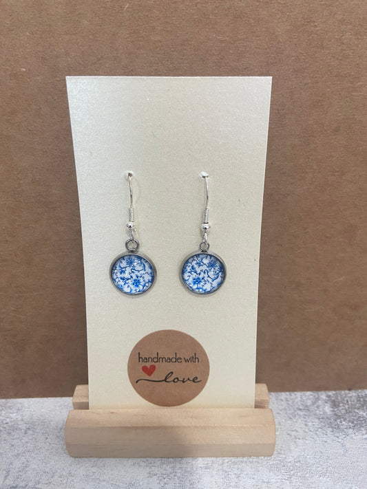 Blue/ White Pattern Earrings - Variations