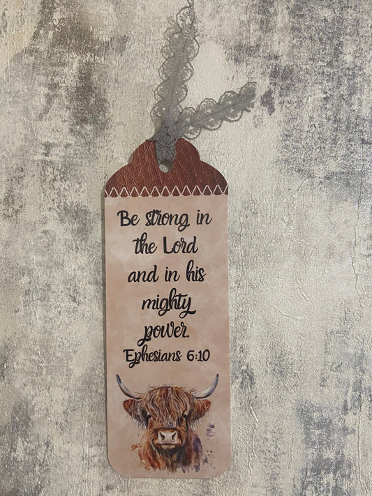 Laminated Bookmark- Be Strong In The Lord Ephesians 6:10