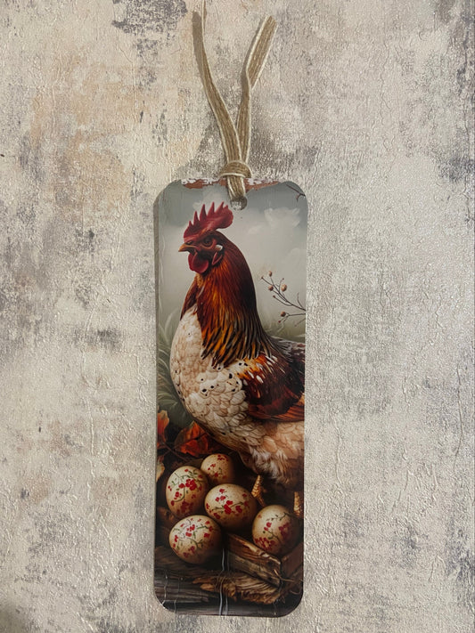 Laminated Bookmark- Rooster