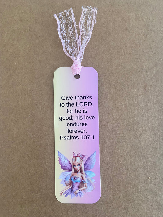 Laminated Bookmark- Give Thanks To The Lord Psalms 107:1