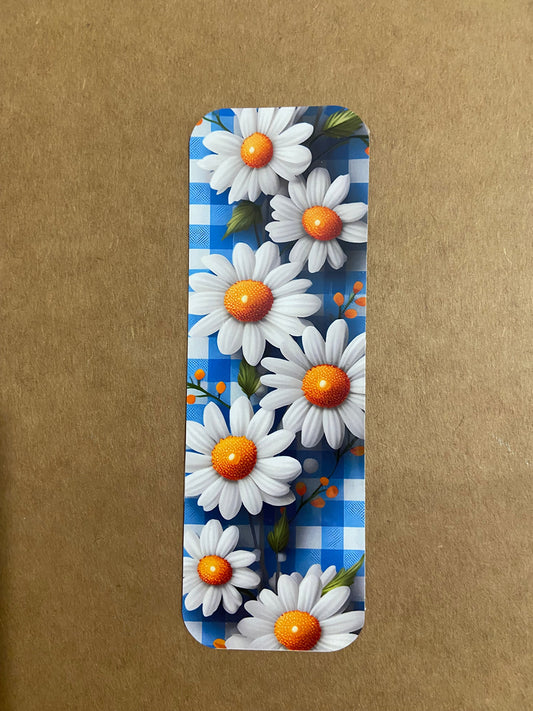 Laminated Bookmark-  Daisies