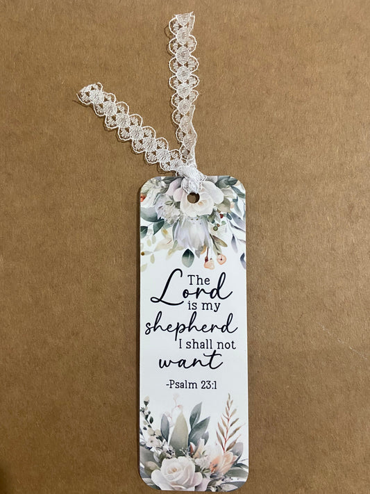 Laminated Bookmark-  The Lord Is My Shepherd Psalm 23:1