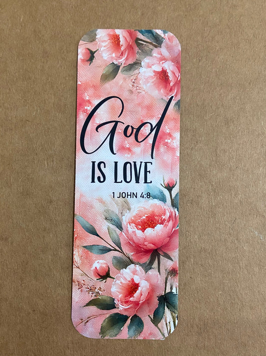 Laminated Bookmark-  God Is Love 1 John 4:8