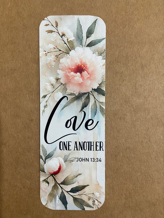 Laminated Bookmark- John 13:34 Love One Another
