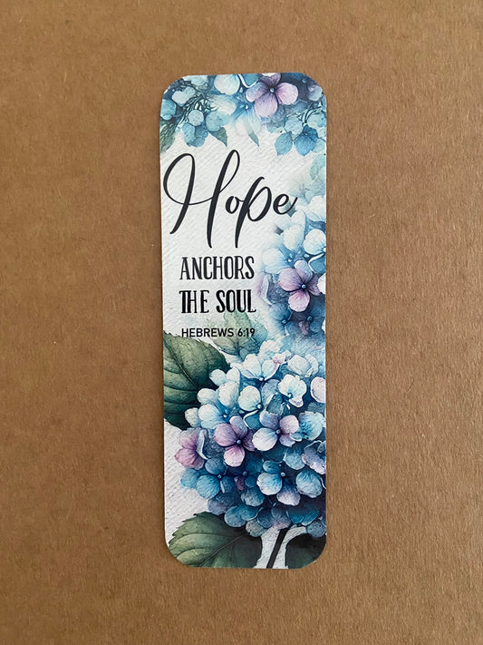Laminated Bookmark- Hope Anchors The Soul Hebrews 6:19
