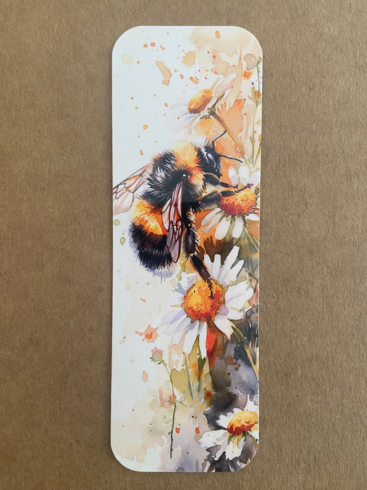 Laminated Bookmark- Daisy Bee
