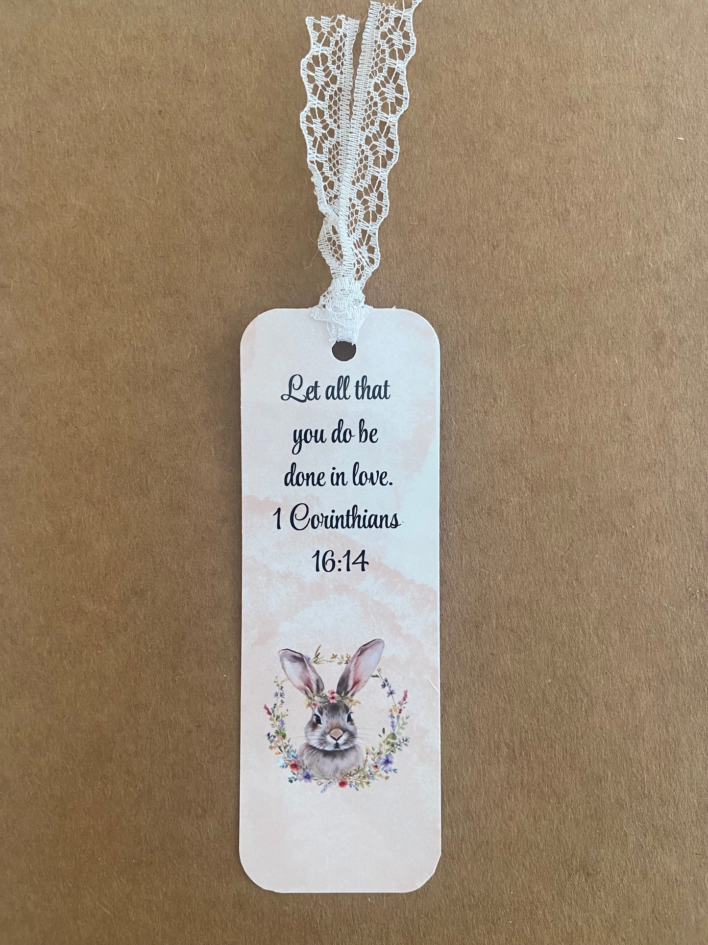 Laminated Bookmark-  Let All That You Do Be Done In Love 1 Corinthians 16:14