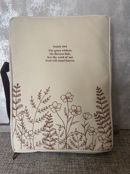 Large Bible Cover - The Word Of God Will Stand Forever Isaiah 40:8