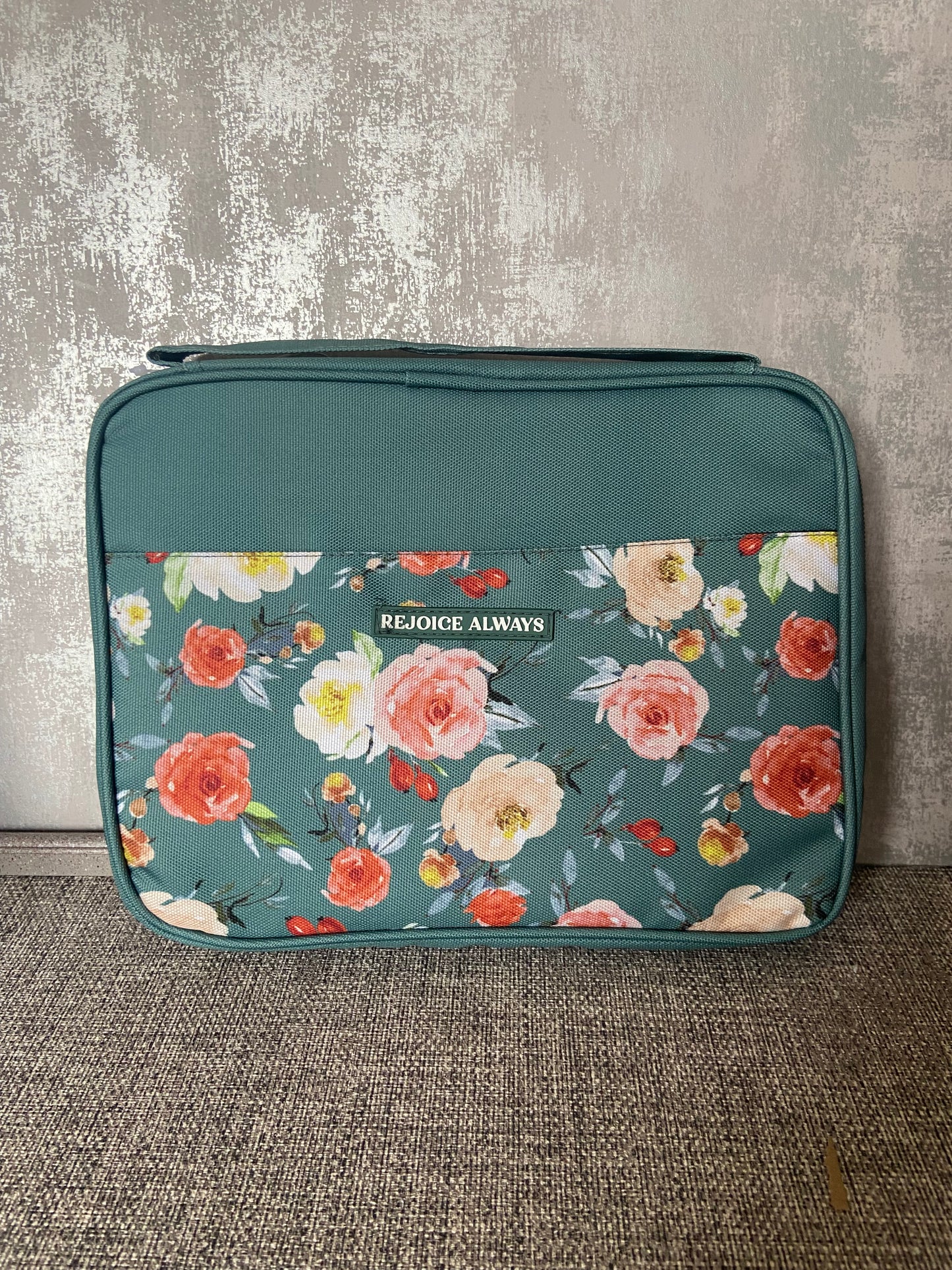 Large Bible Cover - Rejoice Always