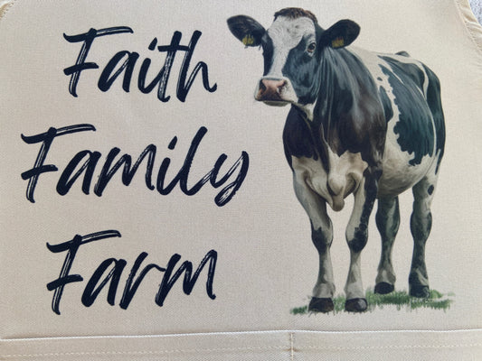 Adult Apron - Faith, Family, Farm