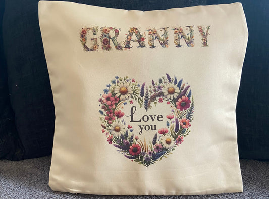 Cushion Cover 45x45cm Granny Love You