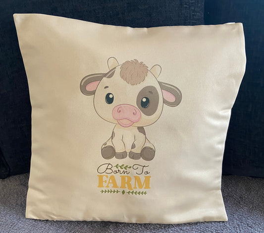 Cushion Cover 45x45cm Born To Farm