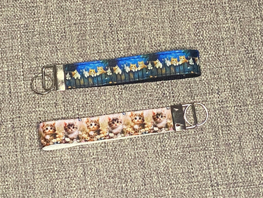 Keychain Wristlet - Cats