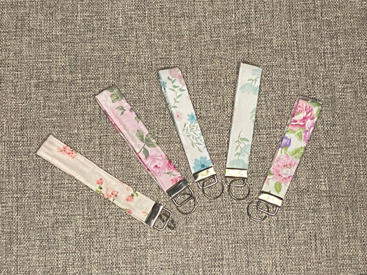 Keychain Wristlet - Floral Spray