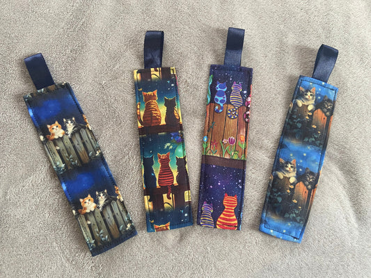 Fabric Bookmarks - Cat Lovers