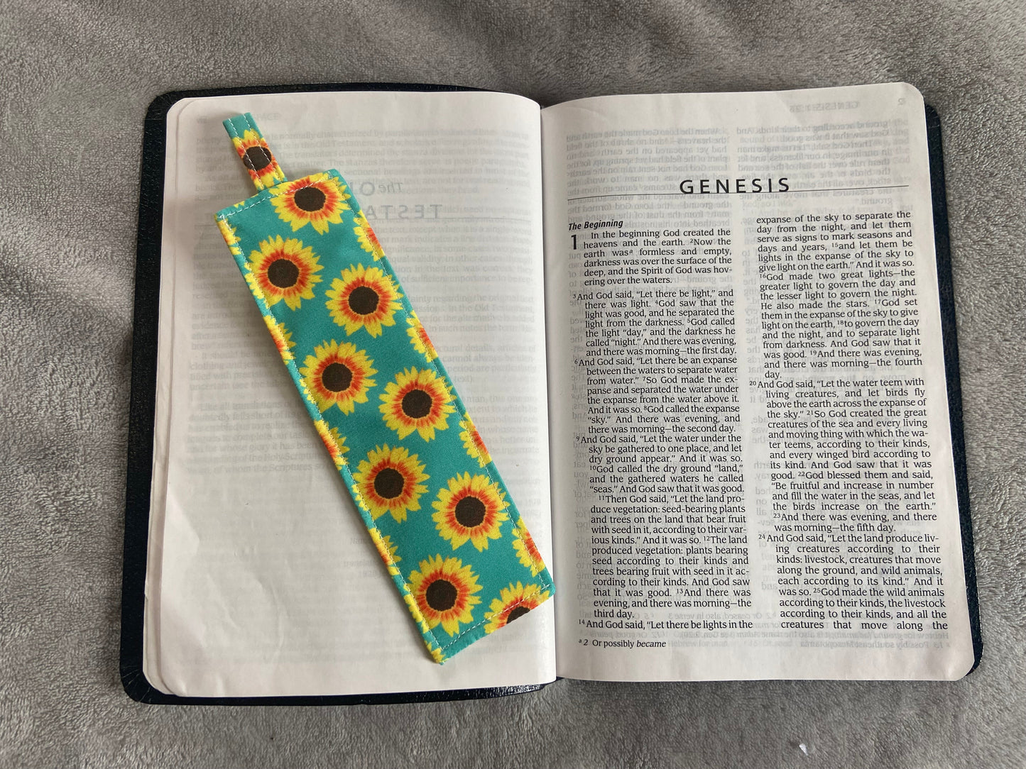 Fabric Bookmarks - Sunflower Splash