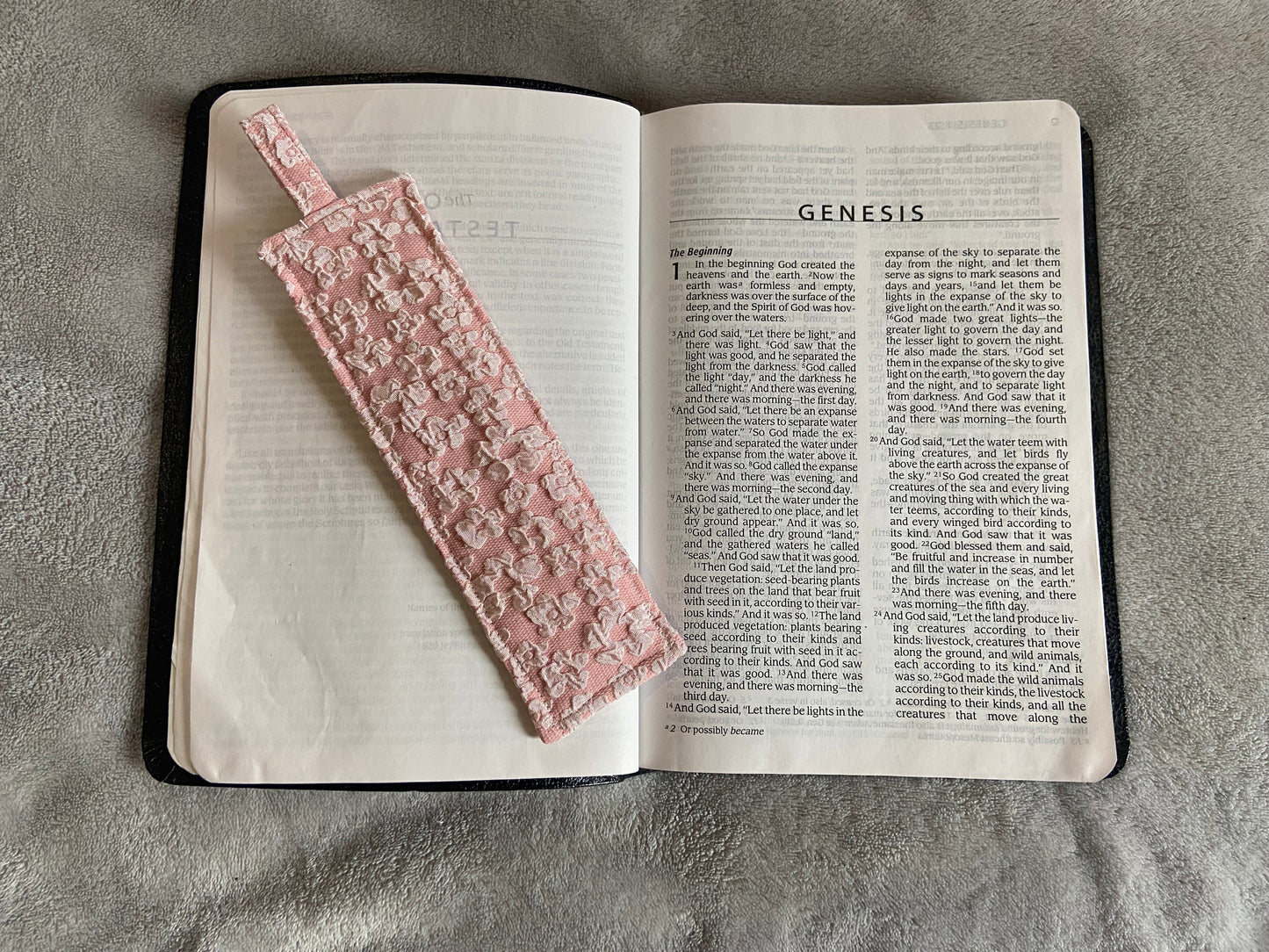 Fabric Bookmarks - Simply Pink