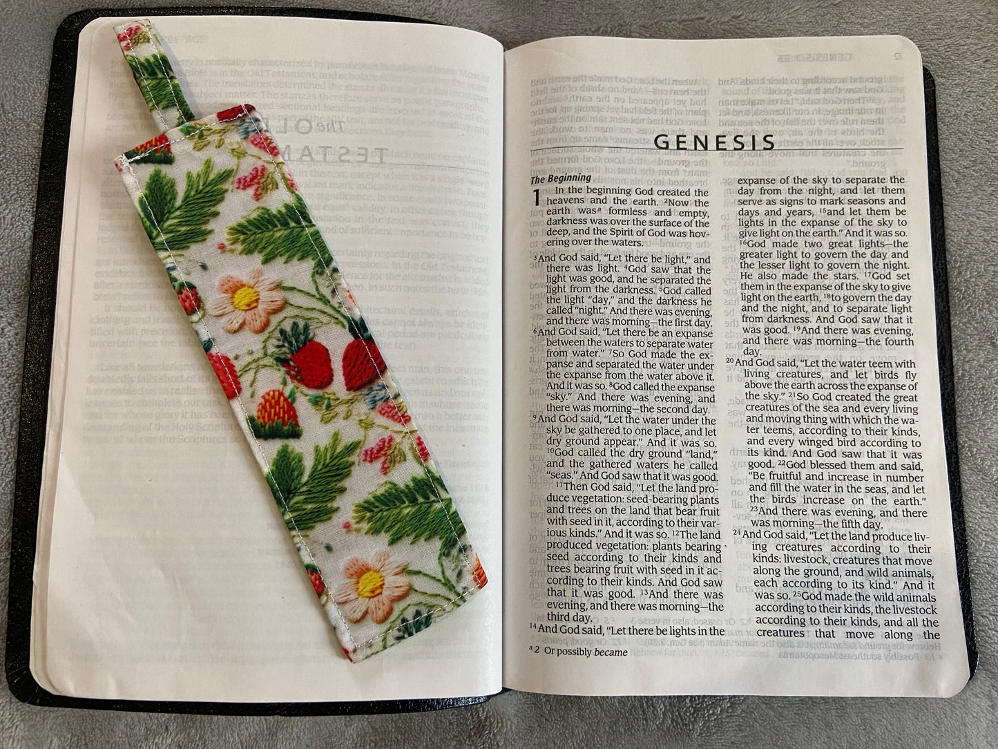 Fabric Bookmarks - 3D Embroidery Print