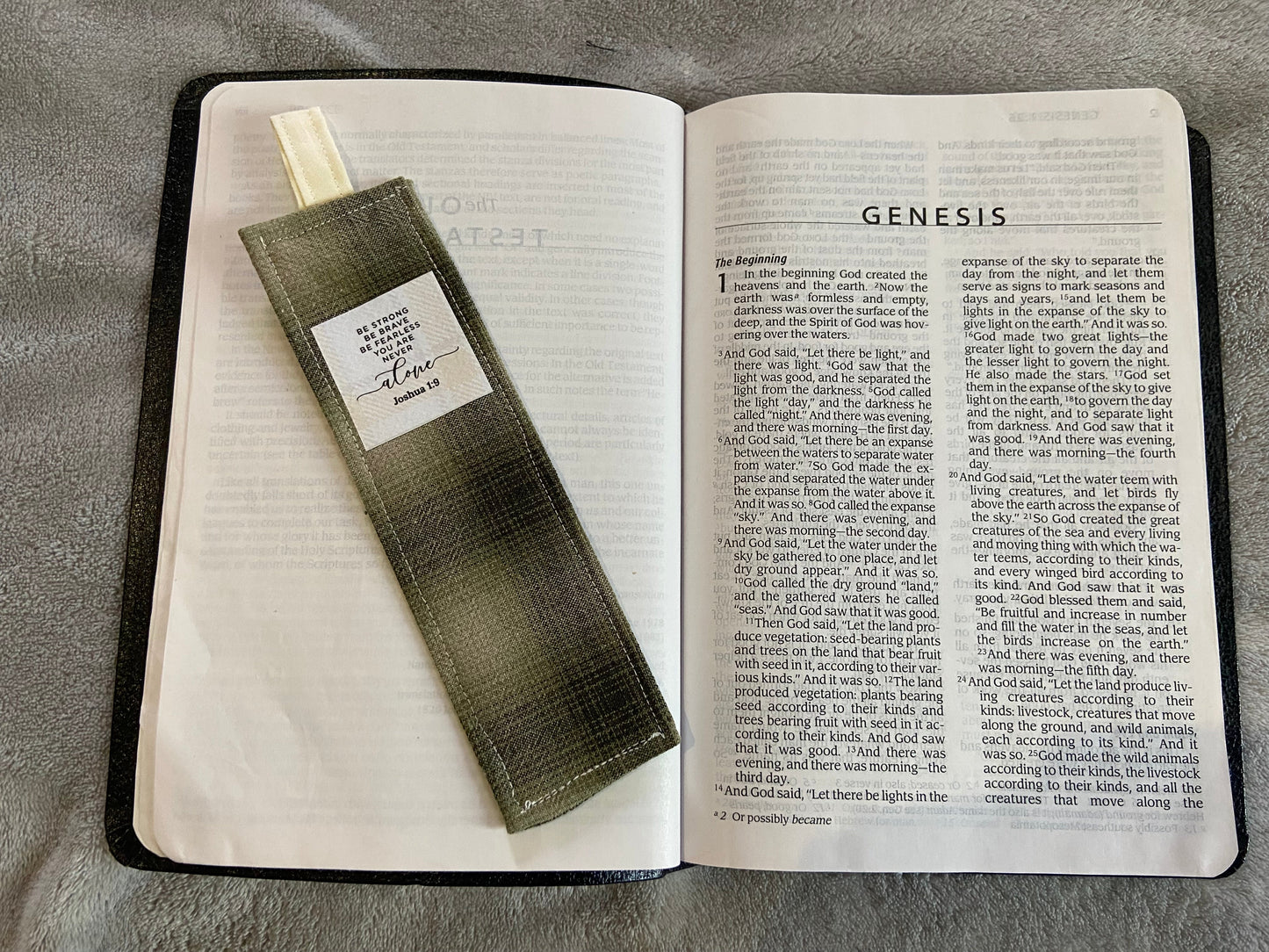 Fabric Bookmarks - Men's Scripture