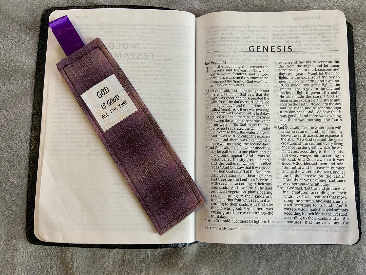 Fabric Bookmarks - Men's Scripture