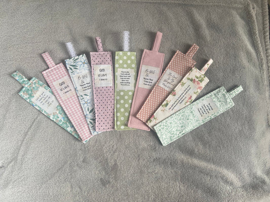 Fabric Bookmarks - Ladies Scripture