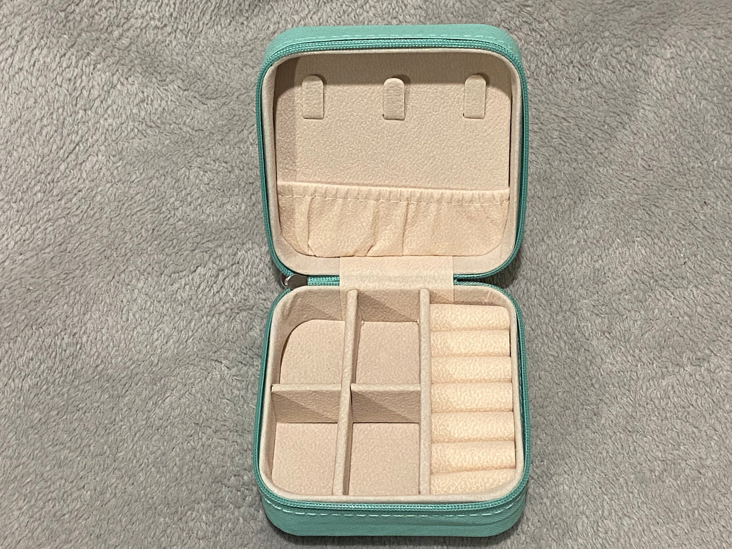 Cyan Travel Jewellery Box - The Lord Is My Shepherd Psalm 23:1