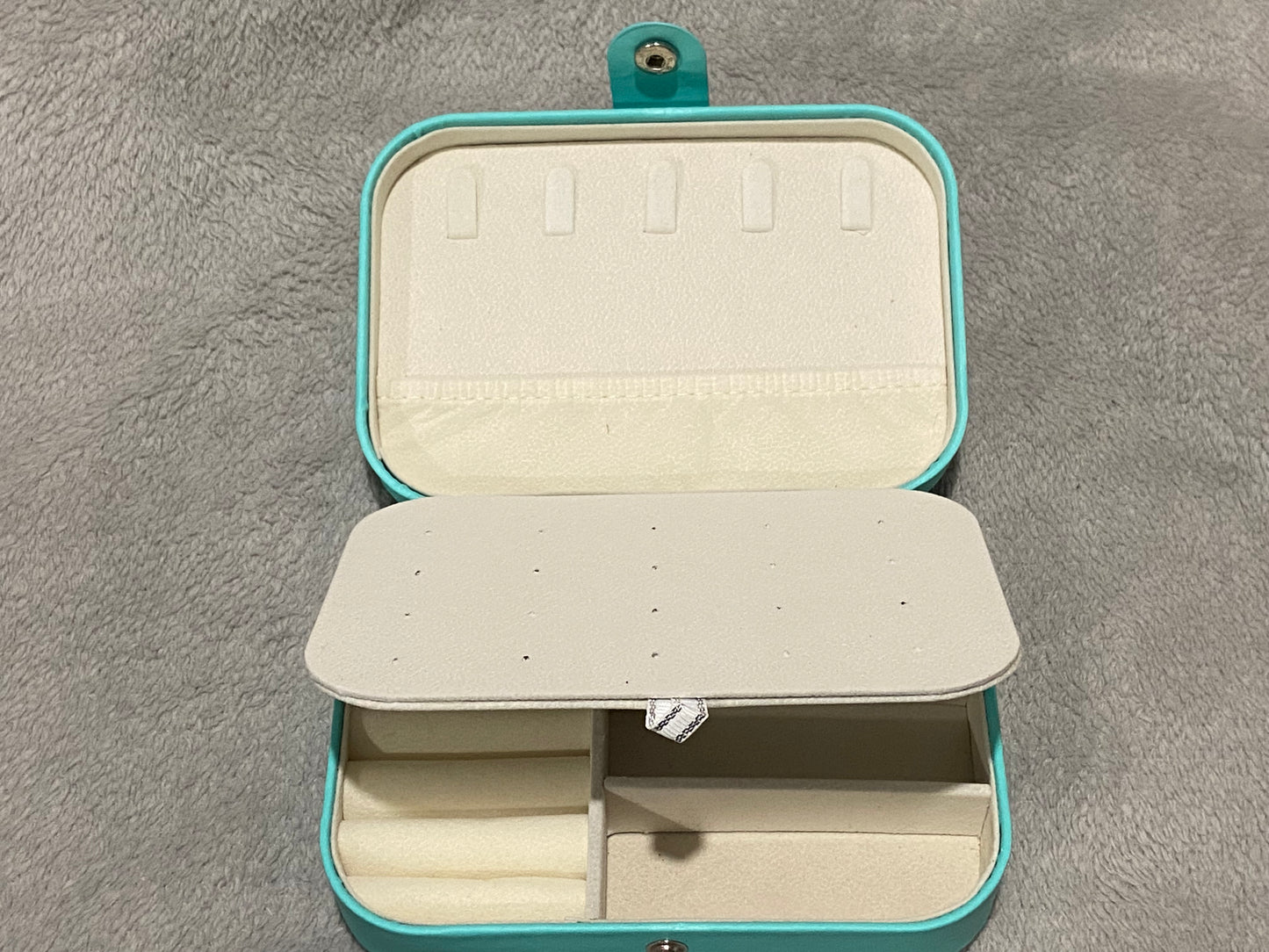 Cyan Large Travel Jewellery Box - For I Know The Plans I Have For You Jeremiah 29:11