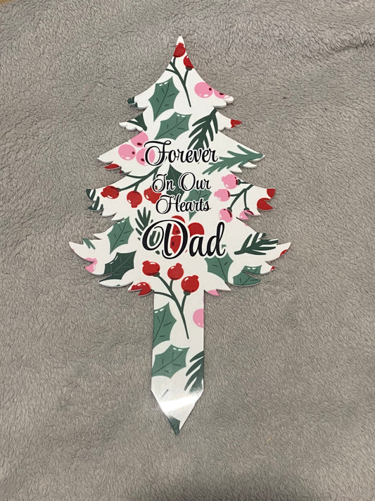 CHRISTmas Grave Marker - Dad