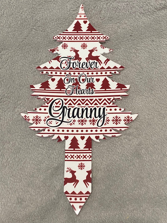 CHRISTmas Grave Marker - Granny