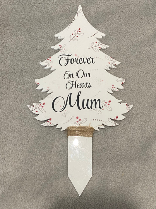 CHRISTmas Grave Marker - Mum