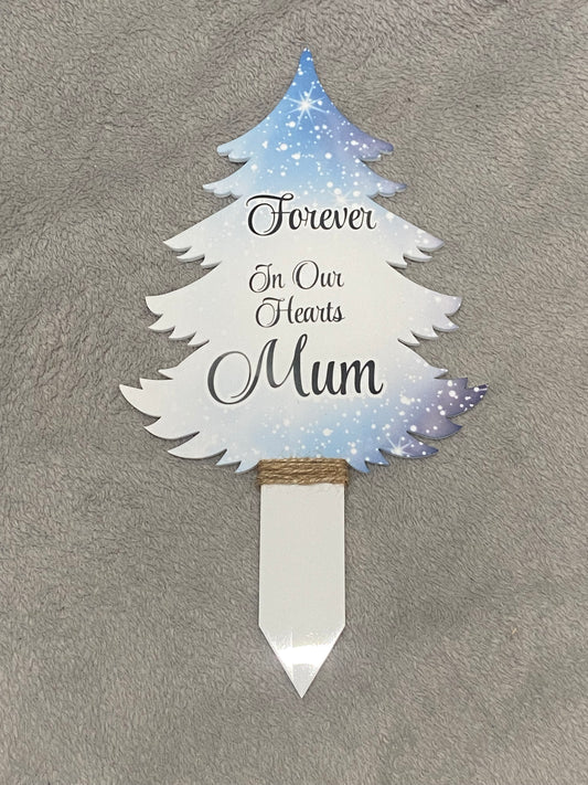 CHRISTmas Grave Marker - Mum