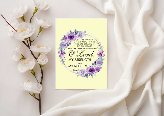 Scripture Card - Jeremiah 33:3 Call To Me & I Will Answer You