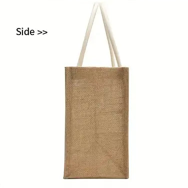 Medium Canvas Tote Bag - Walk by Faith Not By Sight 2 Corinthians 5:7
