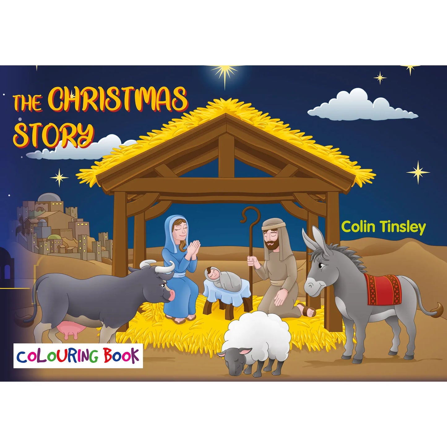 The Christmas Story Colouring Book - Author Colin Tinsley