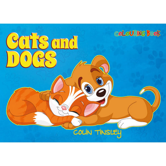 Cats & Dogs Colouring Book - Author Colin Tinsley