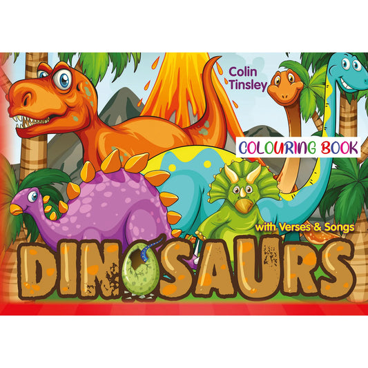 Dinosaurs Colouring Book - Author Colin Tinsley
