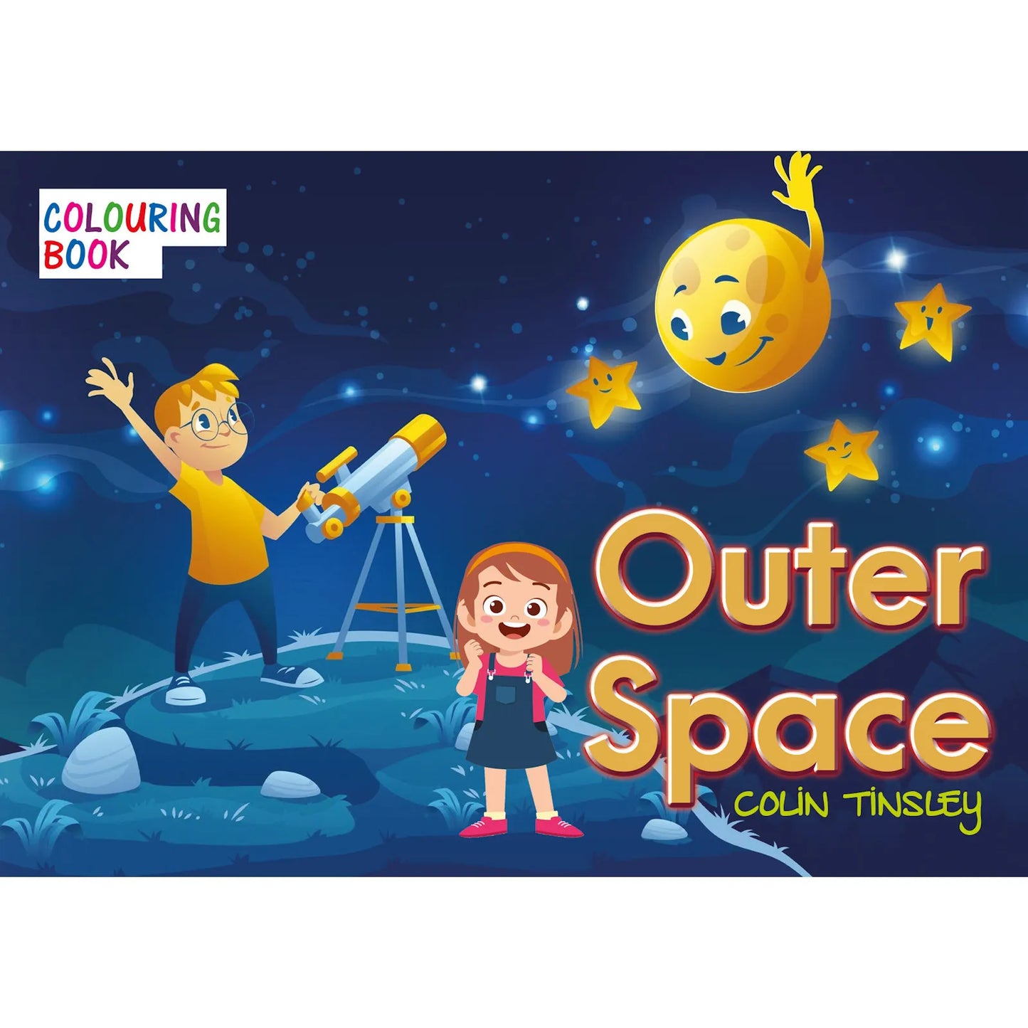 Outer Space Colouring Book - Author Colin Tinsley